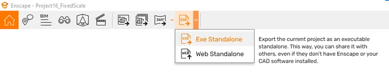 Revit to Enscape Virtual Reality exe standalone file tutorial Enscape EXE standalone