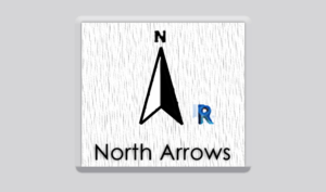north arrows