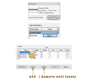 Stack Wall Revit How to Make A Stacked Wall in Revit - Mashyo