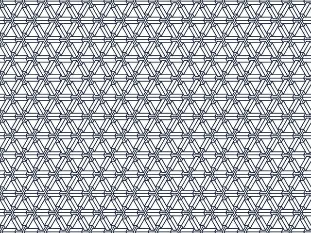 Escher 3D tessellation hatch pattern preview