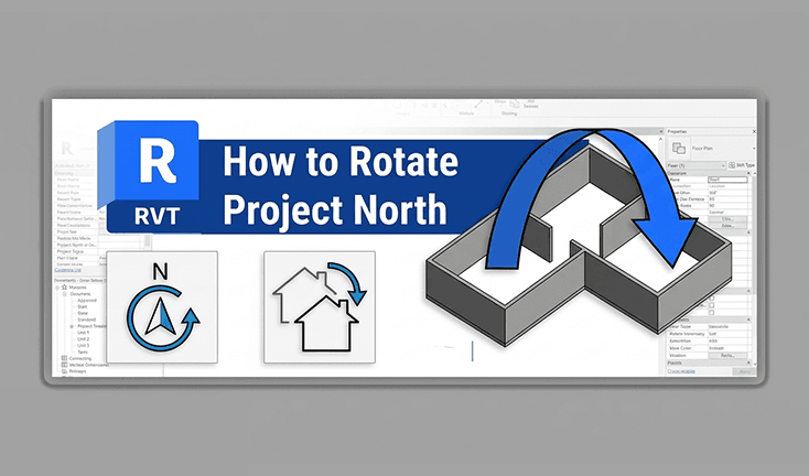 Rotate project north in Revit